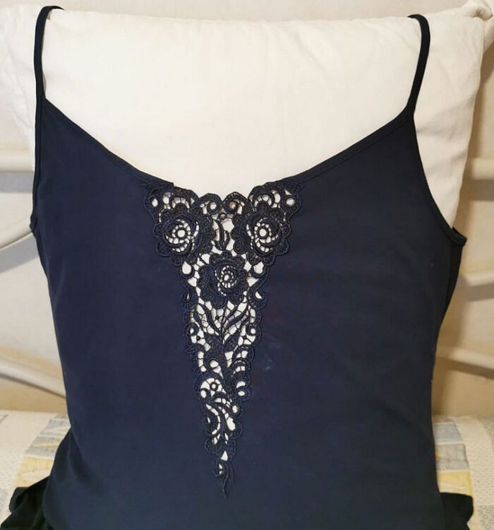 lace insert top