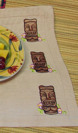 Aloha_Placemat_lg | Embroidery Legacy aloha hawaii placemat