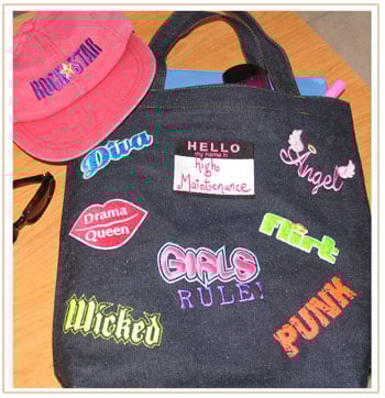 gwhfbagandhat | Embroidery Legacy girls sayings bag