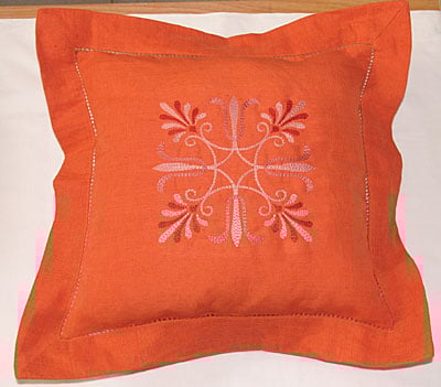sepillowlg | Embroidery Legacy simply elegant pillow