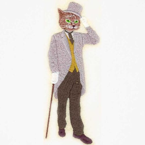 male sophisticat embroidery design