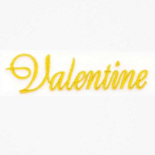 Valentine embroidery design