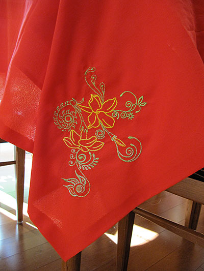 sweetjasminetablecloth | Embroidery Legacy sweet jasmine table cloth