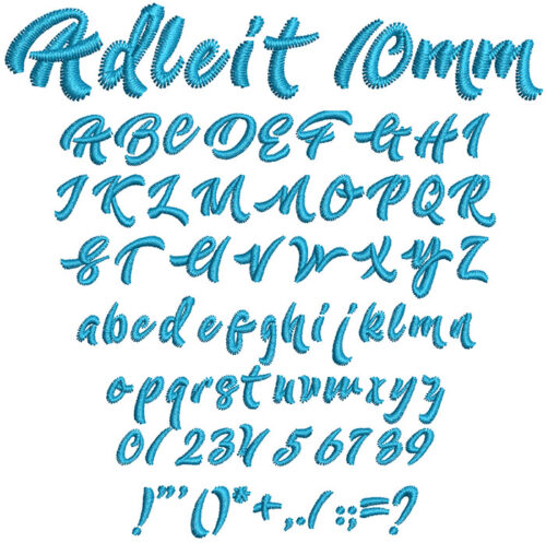Adleit 10mm Font 1