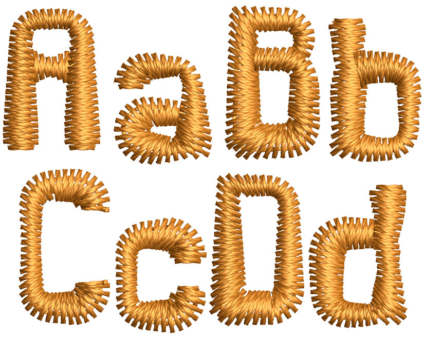 Backlash 10mm Font 3 | Embroidery Legacy Backlash 10mm Font 3