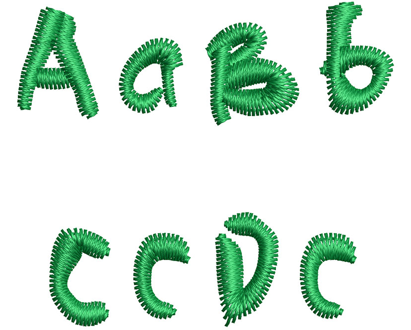 Brushello 20mm Font 2 | Embroidery Legacy Brushello 20mm Font 2