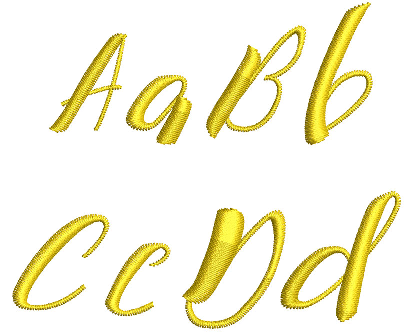 Cata Leya 20mm Font 2 | Embroidery Legacy Cata Leya 20mm Font 2
