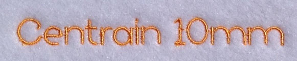 Centrain 10mm Font 3 | Embroidery Legacy Centrain 10mm Font 3