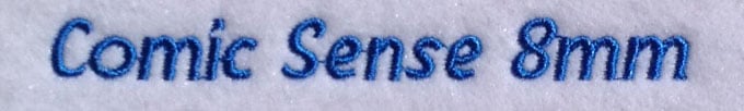 Comic Sense 8mm Font 3