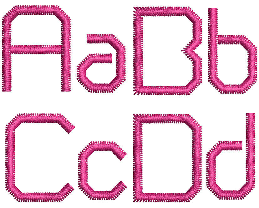 Cranberry Gin 20mm Font 2 | Embroidery Legacy Cranberry Gin 20mm Font 2