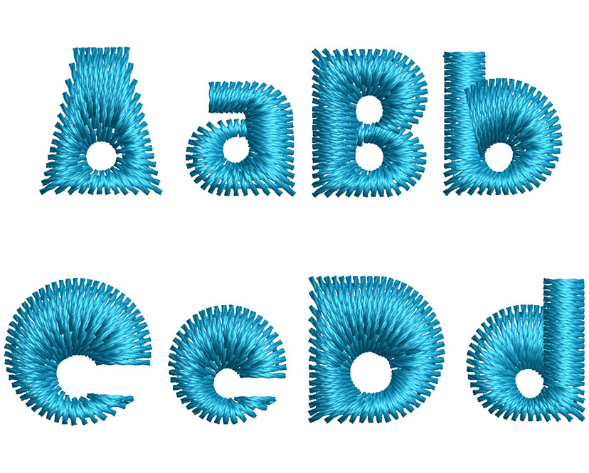 Crystal Radio 10mm Font 2 | Embroidery Legacy Crystal Radio 10mm Font 2