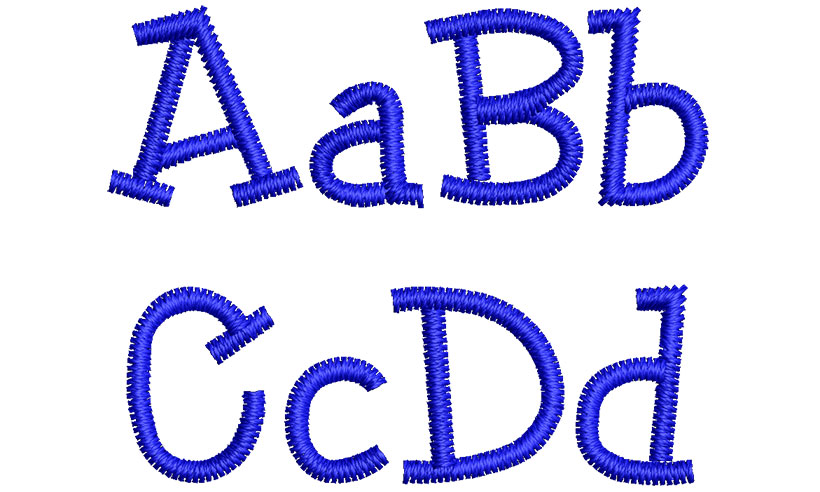 Dunkel 12mm Font 2 | Embroidery Legacy Dunkel 12mm Font 2