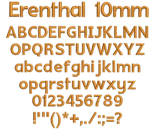 Erenthal 10mm Font 1