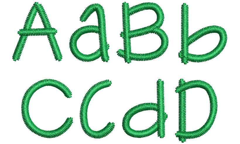 Gurrilo 15mm Font 2 | Embroidery Legacy Gurrilo 15mm Font 2