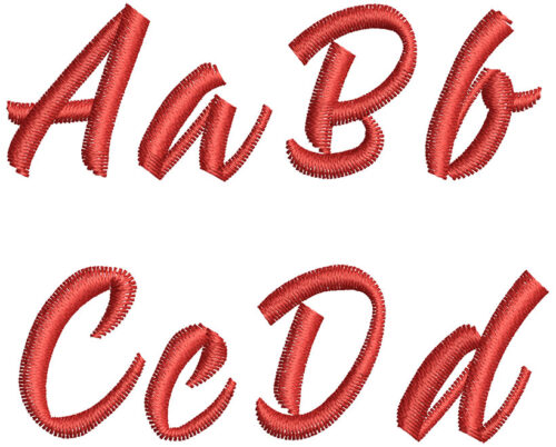 Handstyles 25mm Font 2