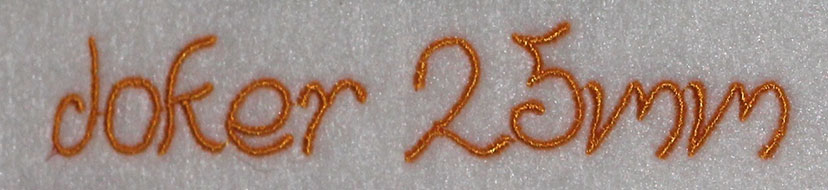 Joker 25mm Font 3 | Embroidery Legacy Joker 25mm Font 3