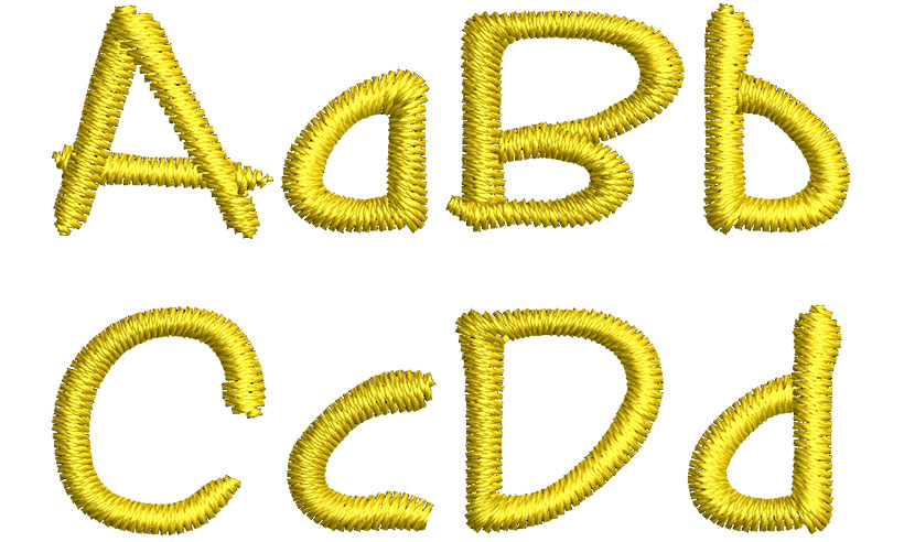 Kinder 10mm Font 2 | Embroidery Legacy Kinder 10mm Font 2