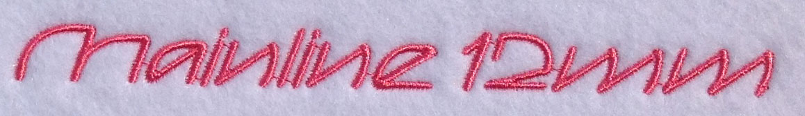 Mainline 12mm Font 3 | Embroidery Legacy Mainline 12mm Font 3
