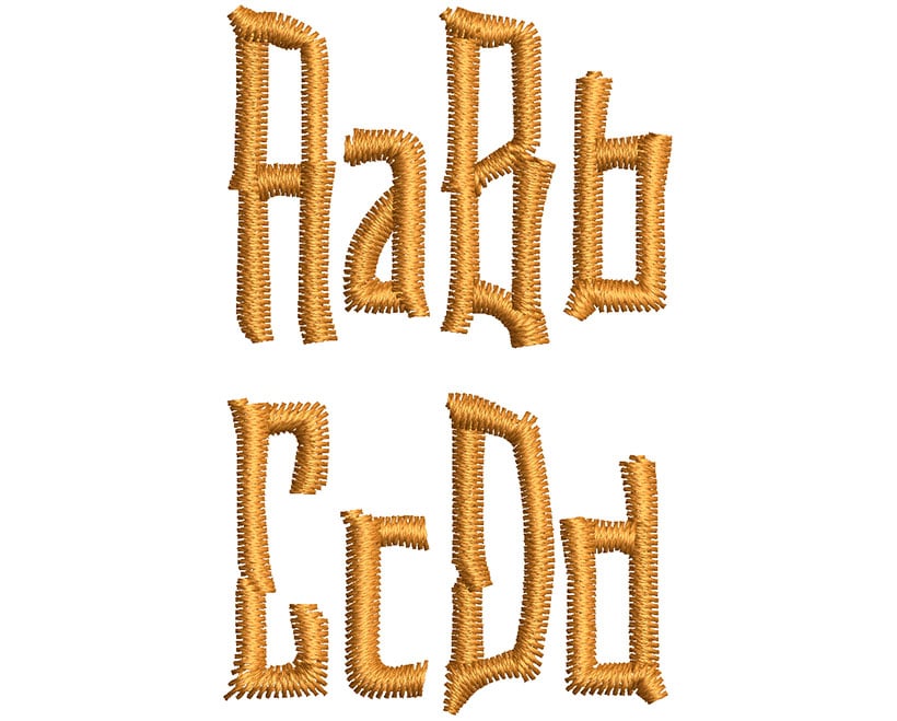 Mishall 20mm Font 2 | Embroidery Legacy Mishall 20mm Font 2
