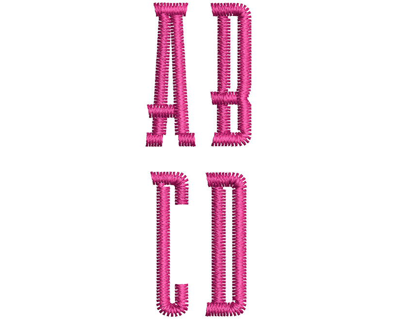 Monopolish 20mm Font 2 | Embroidery Legacy Monopolish 20mm Font 2