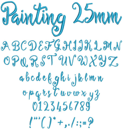 Painting 25mm Font 1