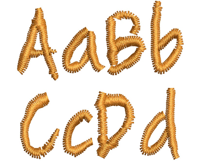 Quick Hand 15mm Font 2 | Embroidery Legacy Quick Hand 15mm Font 2