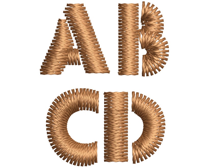 Rafiki 10mm Font 2 | Embroidery Legacy Rafiki 10mm Font 2