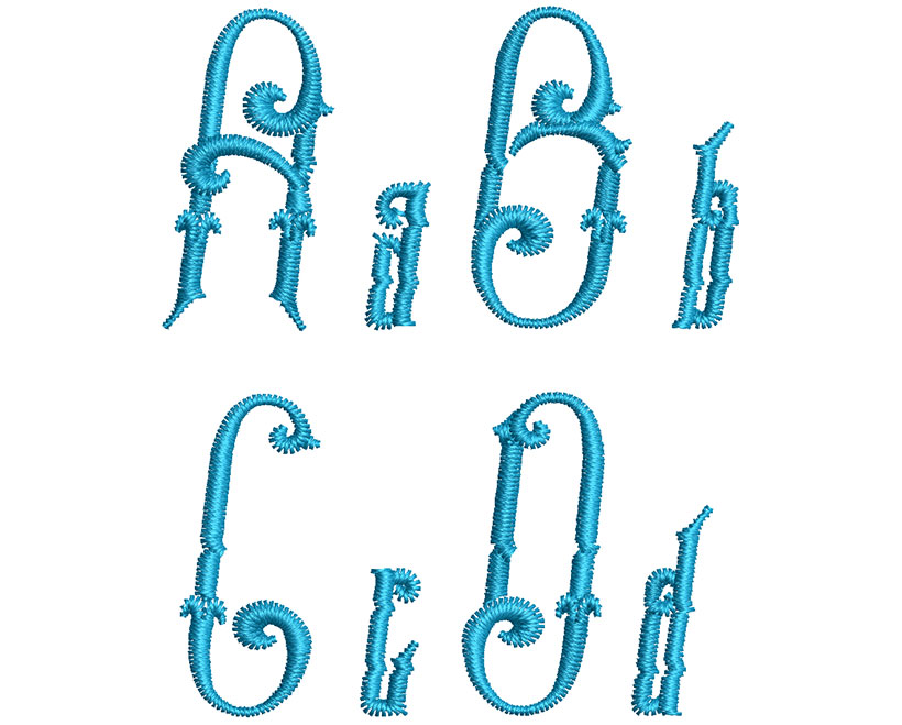 Samathor 30mm Font 2 | Embroidery Legacy Samathor 30mm Font 2