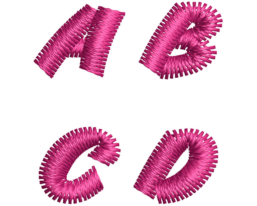Selvedger Tag 10mm Font 2 | Embroidery Legacy Selvedger Tag 10mm Font 2