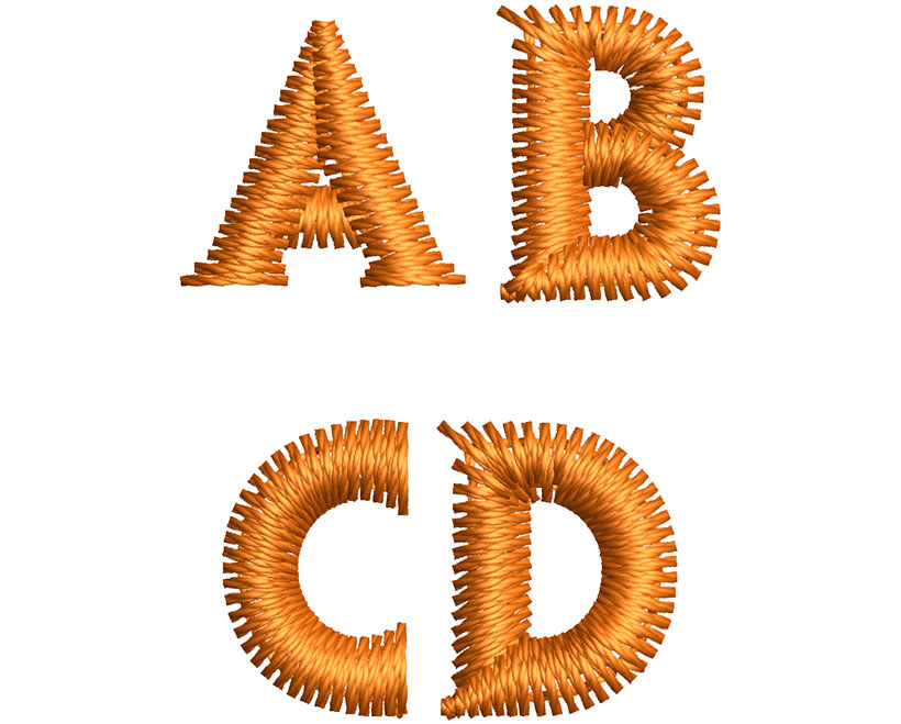 Shoutest 10mm Font 2 | Embroidery Legacy Shoutest 10mm Font 2