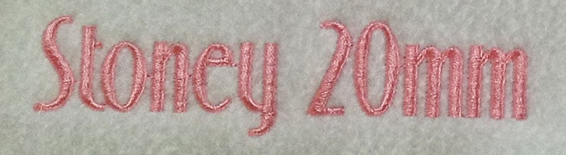 Stoney20mm | Embroidery Legacy Stoney20mm