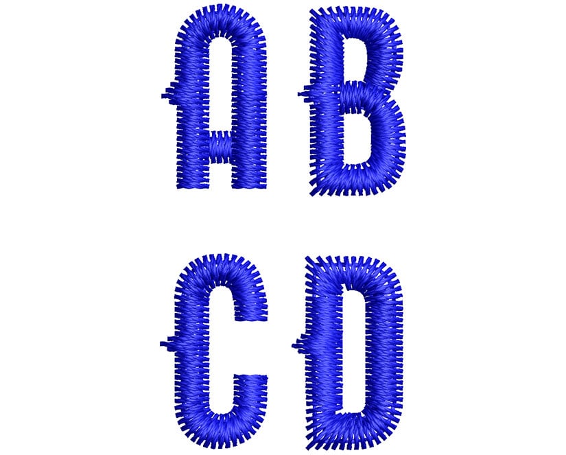 Stout 15mm Font 2 | Embroidery Legacy Stout 15mm Font 2