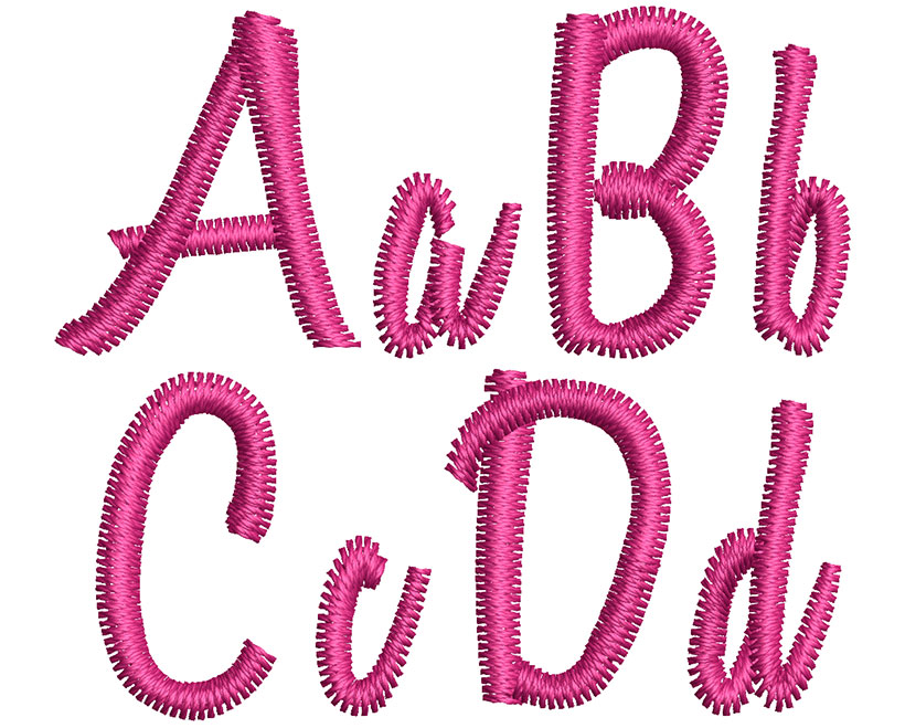 Variane Script 15mm Font 2 | Embroidery Legacy Variane Script 15mm Font 2