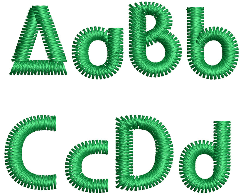 World of Water 10mm Font 2 | Embroidery Legacy World of Water 10mm Font 2