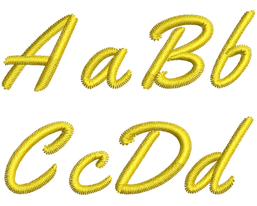 Yellowtail 20mm Font 2