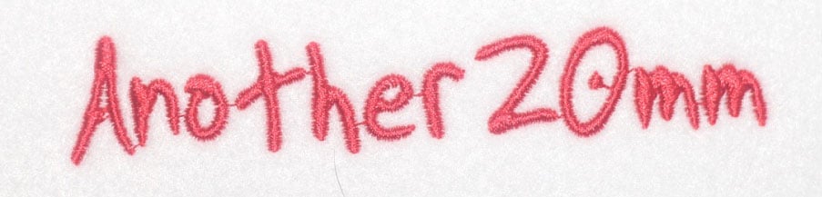 Another 20mm Font 2 | Embroidery Legacy Another 20mm Font 2