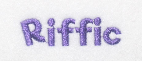 Riffic Font 3 | Embroidery Legacy Riffic Font 3