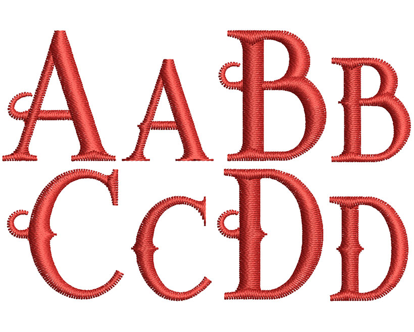 Shabe Abc Raven20mm_ABC | Embroidery Legacy