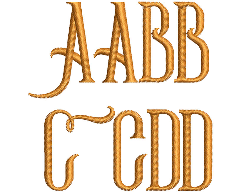 Thunder30mm_ABC | Embroidery Legacy