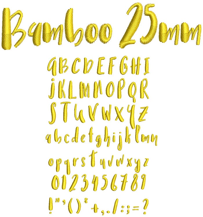 Bamboo25mm | Embroidery Legacy Bamboo25mm