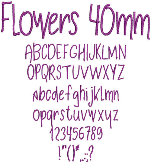 Flowers40mm