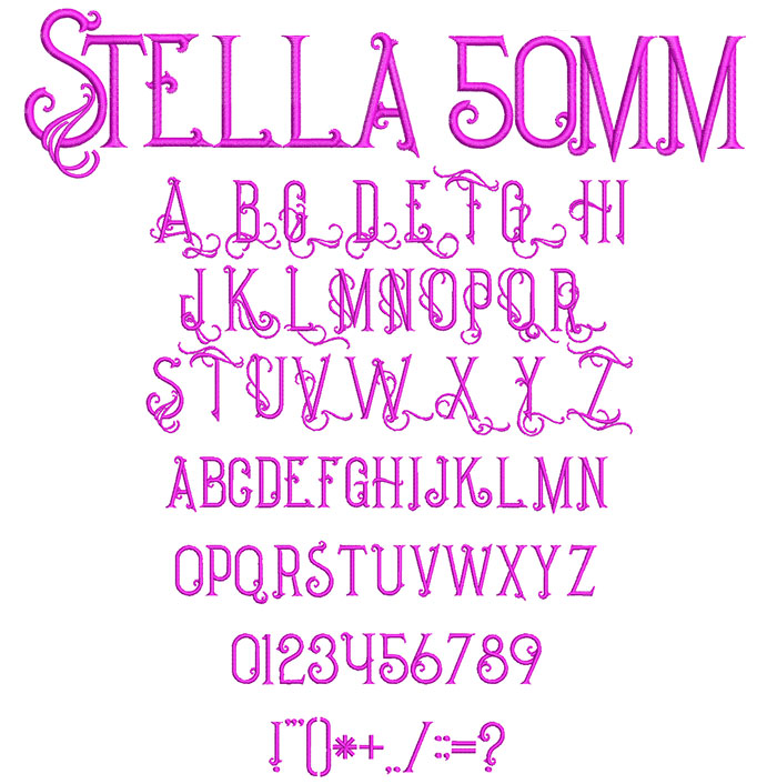 Stella50mm | Embroidery Legacy Stella50mm