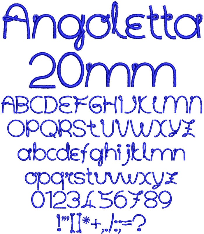 Angoletta20mm | Embroidery Legacy Angoletta20mm
