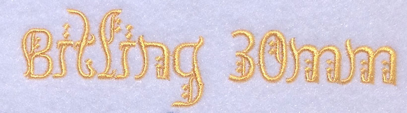Bitling30mm | Embroidery Legacy Bitling30mm