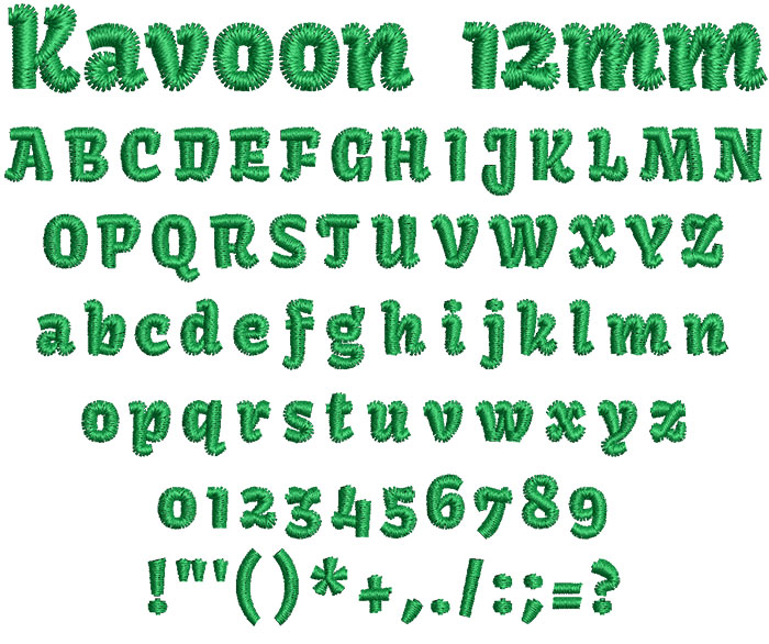 Kavoon12mm | Embroidery Legacy Kavoon12mm