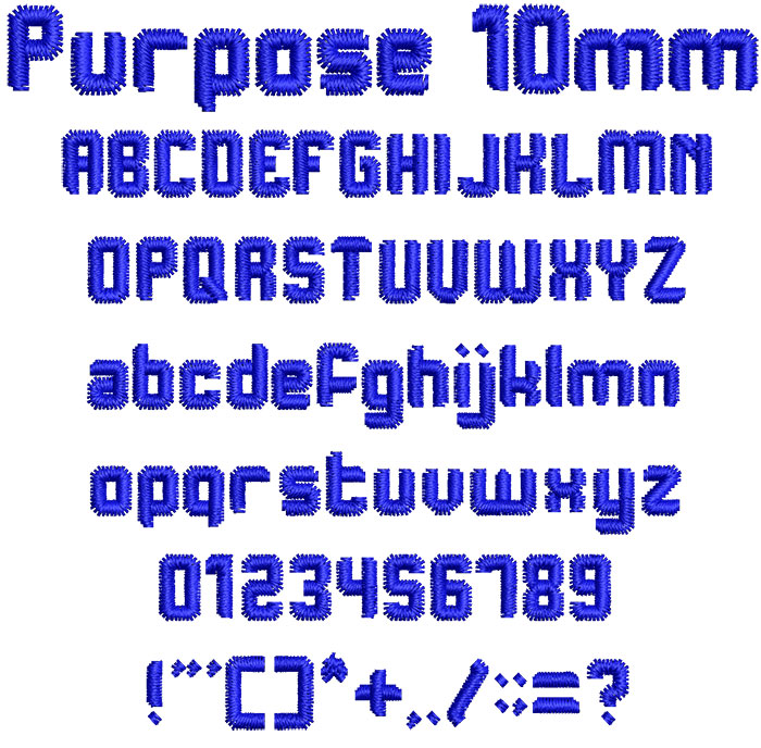 Purpose10mm | Embroidery Legacy Purpose10mm