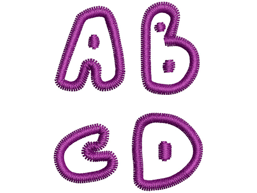 Blobatstics15mm_ABC | Embroidery Legacy Blobatstics15mm_ABC