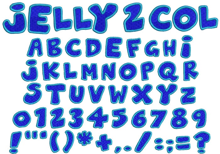Jelly2Col16mm | Embroidery Legacy Jelly2Col16mm