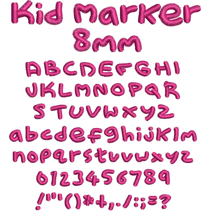 KidMarker8mm | Embroidery Legacy KidMarker8mm
