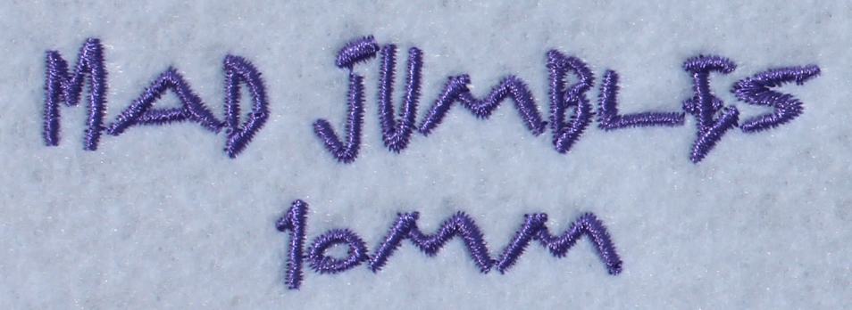 MadJumbles10mm | Embroidery Legacy MadJumbles10mm